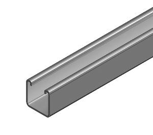 STRUT PLAIN 41X41X2.5MM HDG 6M