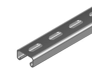 STRUT SLOTTED 41X22X2.5MM HDG 6M STRUT SLOTTED 41X22X2.5MM HDG 6M