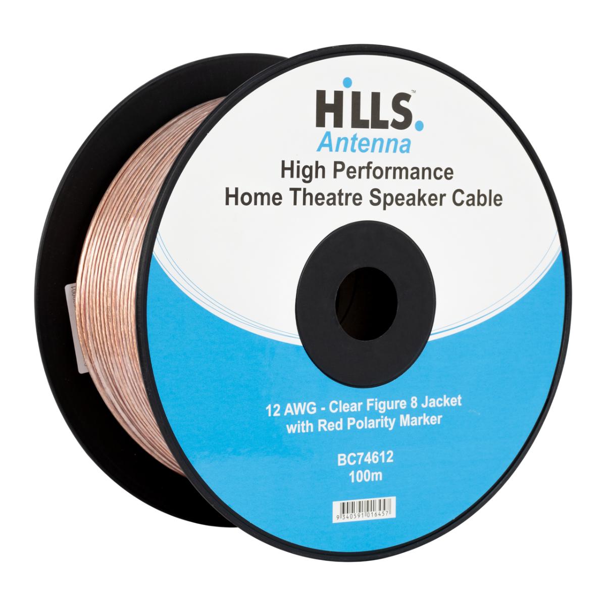 SPEAKER CABLE HOME THEATRE 12G CLEAR