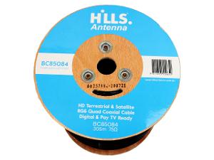 COAX RG6 QUAD SHEILD FTA/SAT 305M REEL COAX RG6 QUAD SHEILD FTA/SAT 305M REEL