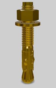 THROUGH BOLT ZNC M12X100 - 20 THROUGH BOLT ZNC M12X100 - 20