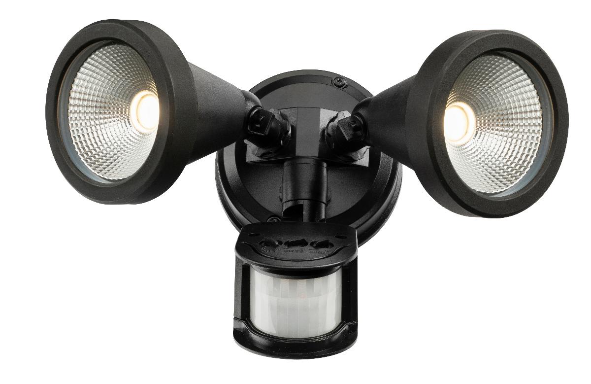 LED SENSOR LGT STINGER TWIN 20W CCT BLK