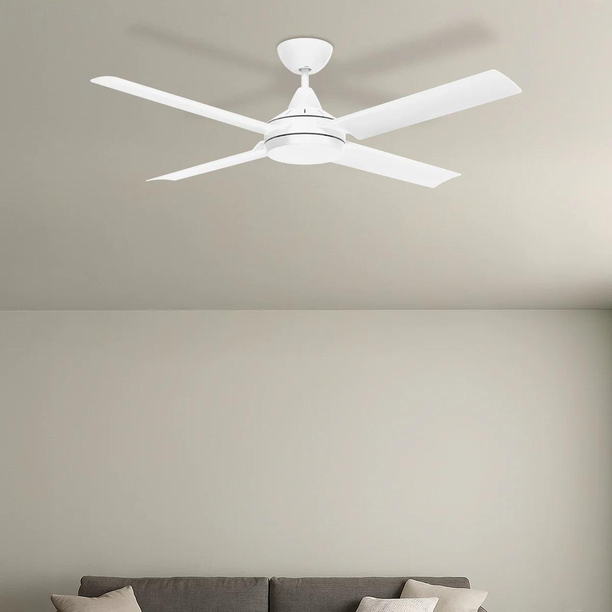 C/FAN CAIRNS 52IN 1320MM 4BL AC WHITE