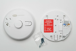 HEAT THERMAL SMOKE ALARM + BATT BACK UP