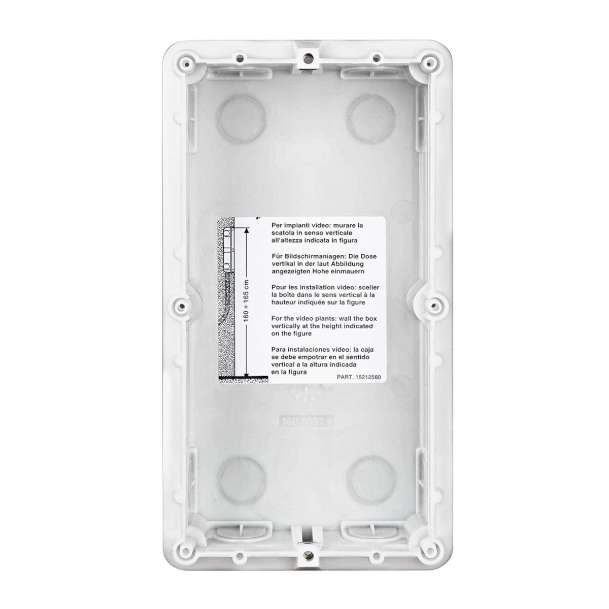 FLUSH MT PLASTIC BOX EXT UNIT