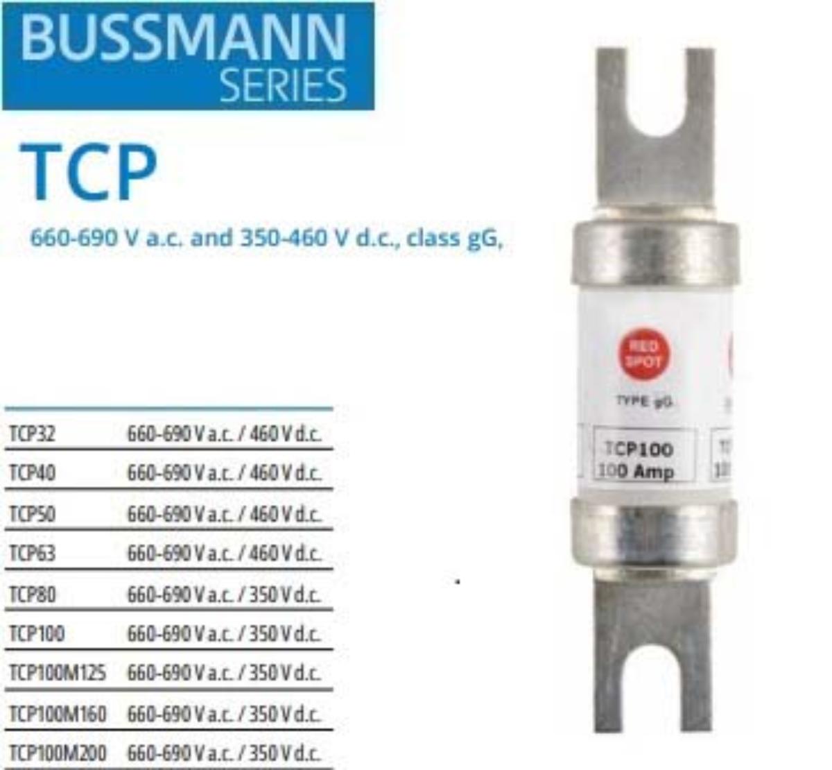 BOLT-IN FUSE CENTRE TAG 660V 100A/MS200A