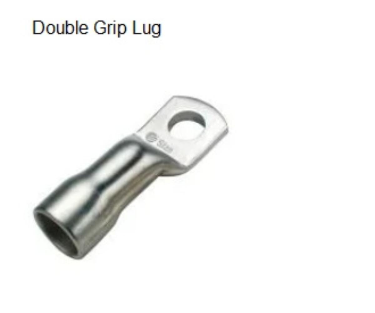 CU CRIMP LUG 70MM M12 STUD DOUBLE GRIP