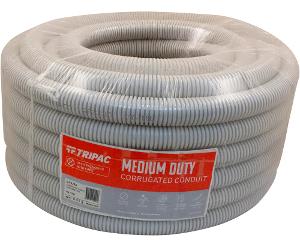 MD CORRUGATED CONDUIT PVC GREY 32MM 25M MD CORRUGATED CONDUIT PVC GREY 32MM 25M