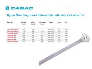 METAL TOOTH CABLE TIE 1217 290X4.5MM NT