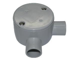 J/BOX SHALLOW PVC 20MM R/ANGLE 10 BOX