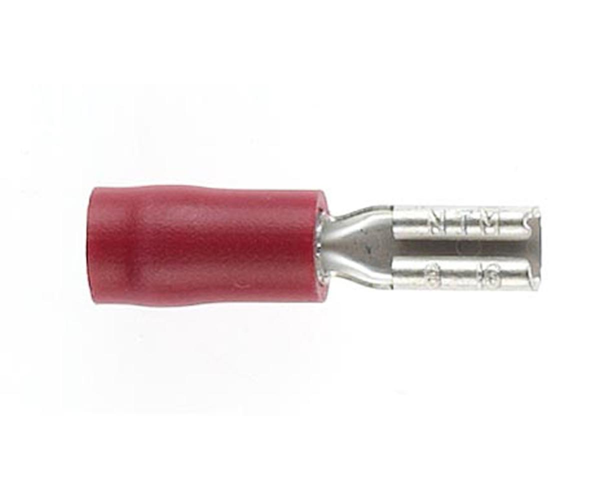 INSUL QC FEM RECEPT D/G 2.8MM RED 100PK