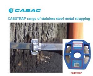CABAC 19.0MM S/STEEL 304SS STRAP 30M