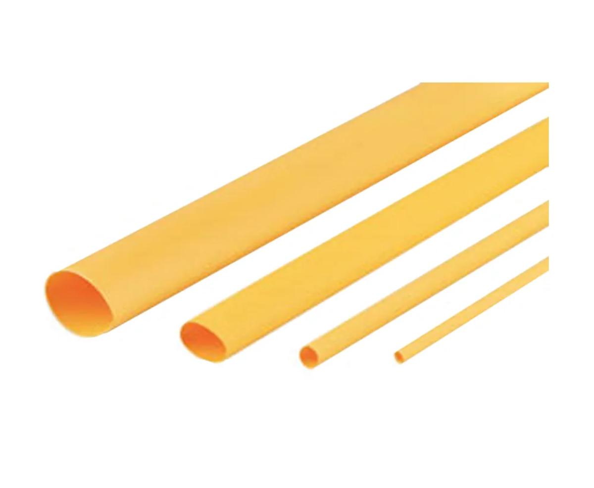 HEATSHRINK THIN WALL 1.6MM YELLOW 1.2MTR