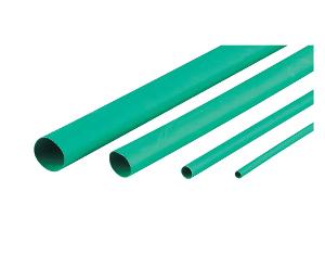 HEATSHRINK THIN WALL 76MM GREEN 1.2MTR