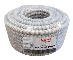 MD CORRUGATED CONDUIT PVC GREY 40MM 10M