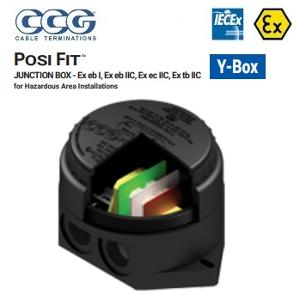 JUNCTION BOX SIZE 0 BLK 20MM 3WAY Y BOX