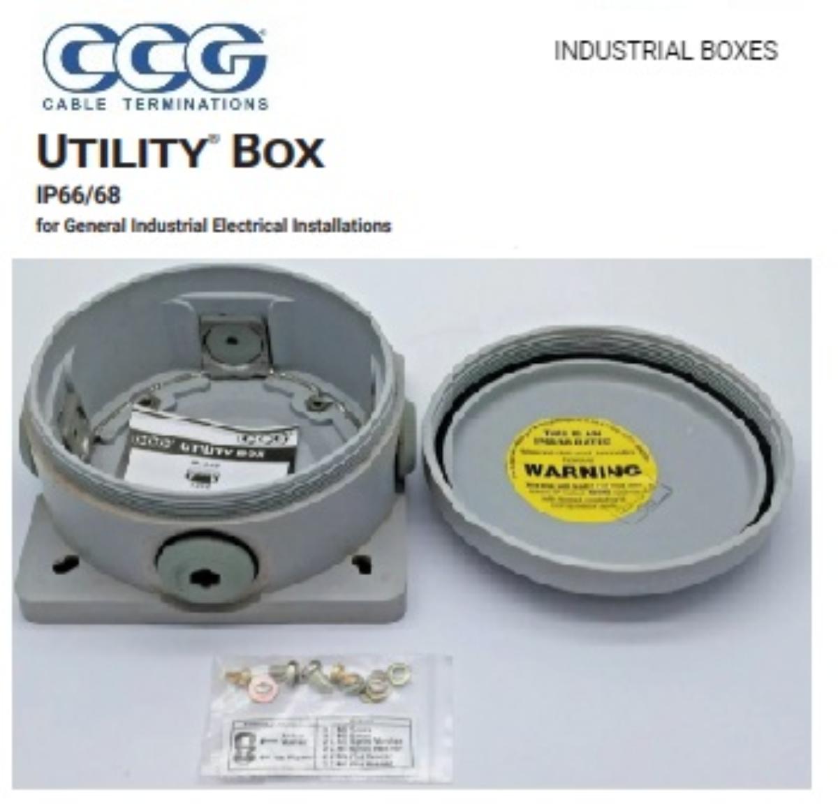 JUNCTION BOX SIZE 2 GREY 25MM 4WAY