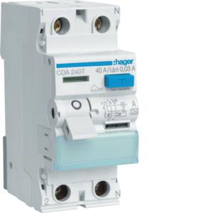 RCCB 2P 40A 30MA CLASS A 2 MODULE RCCB 2P 40A 30MA CLASS A 2 MODULE