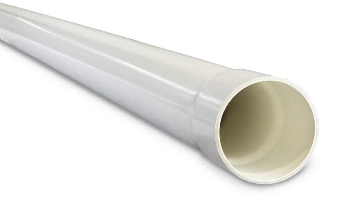 COMMS CONDUIT PVC RIGID 100MM WHITE 6MTR