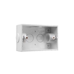 ENCL MOUNTING BOX 2X25MM ENTRIES WHITE ENCL MOUNTING BOX 2X25MM ENTRIES WHITE
