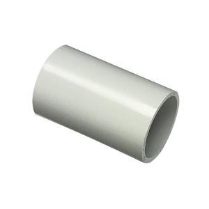 PLAIN COUPLING PVC 25MM GREY