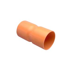 PLAIN COUPLING PVC 100MM P/P ORANGE