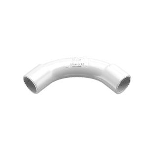 SOLID BEND PVC 90 DEG 20MM GREY