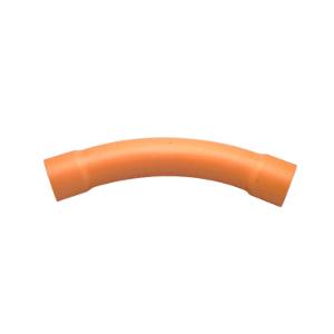 U/G SWEEP BEND PVC 45DEG 150MM ORANGE