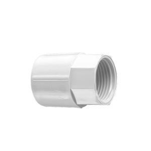 PLAIN TO SCREWED COUPLING PVC 20MM GREY