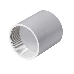 PLAIN TO SCREWED COUPLING PVC 50MM GREY