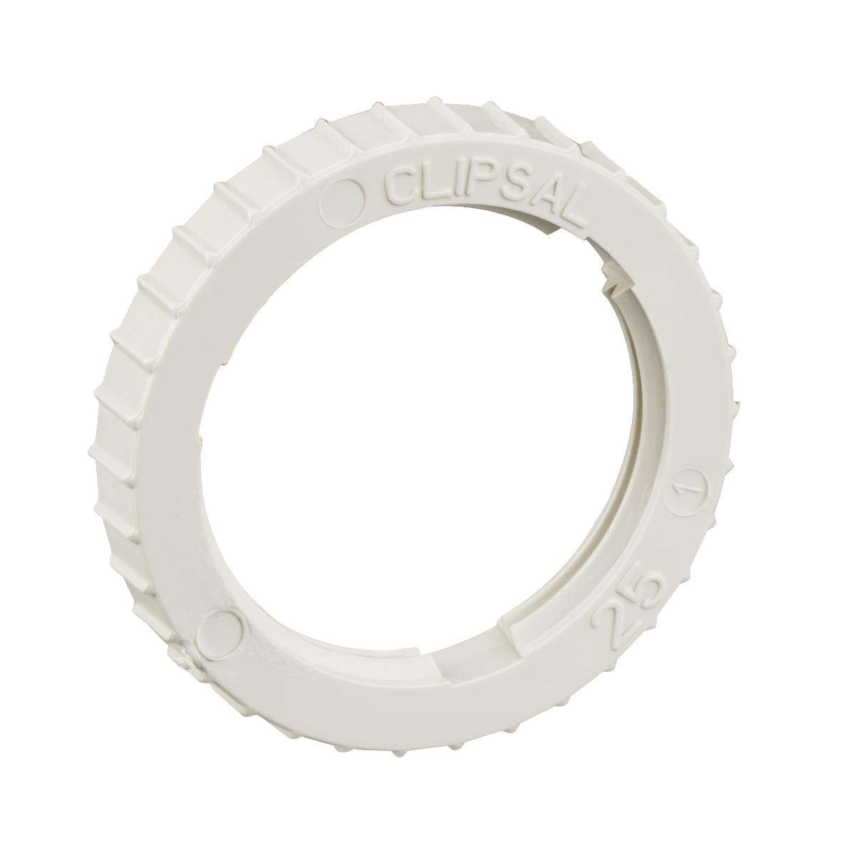 LOCK RING PVC 25MM GREY