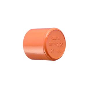 END CAP PUSH ON PVC 50MM ORANGE