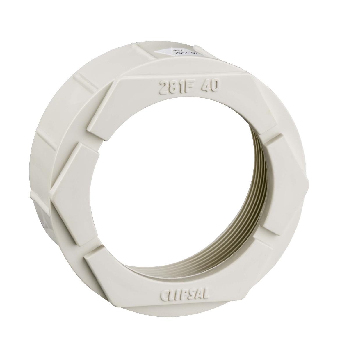 FEMALE BUSH PVC 40MM GREY