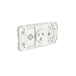 ICONIC GRID SGL GPO HORIZ 10A S/P ICONIC GRID SGL GPO HORIZ 10A S/P