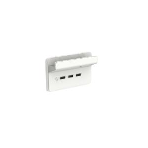 ICONIC 3G USB CHRG STATION + SHLF VIV WH ICONIC 3G USB CHRG STATION + SHLF VIV WH