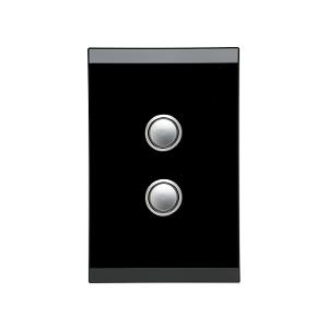SATURN LED P/B SWITCH 2G 20A S/P ESP BLK SATURN LED P/B SWITCH 2G 20A S/P ESP BLK