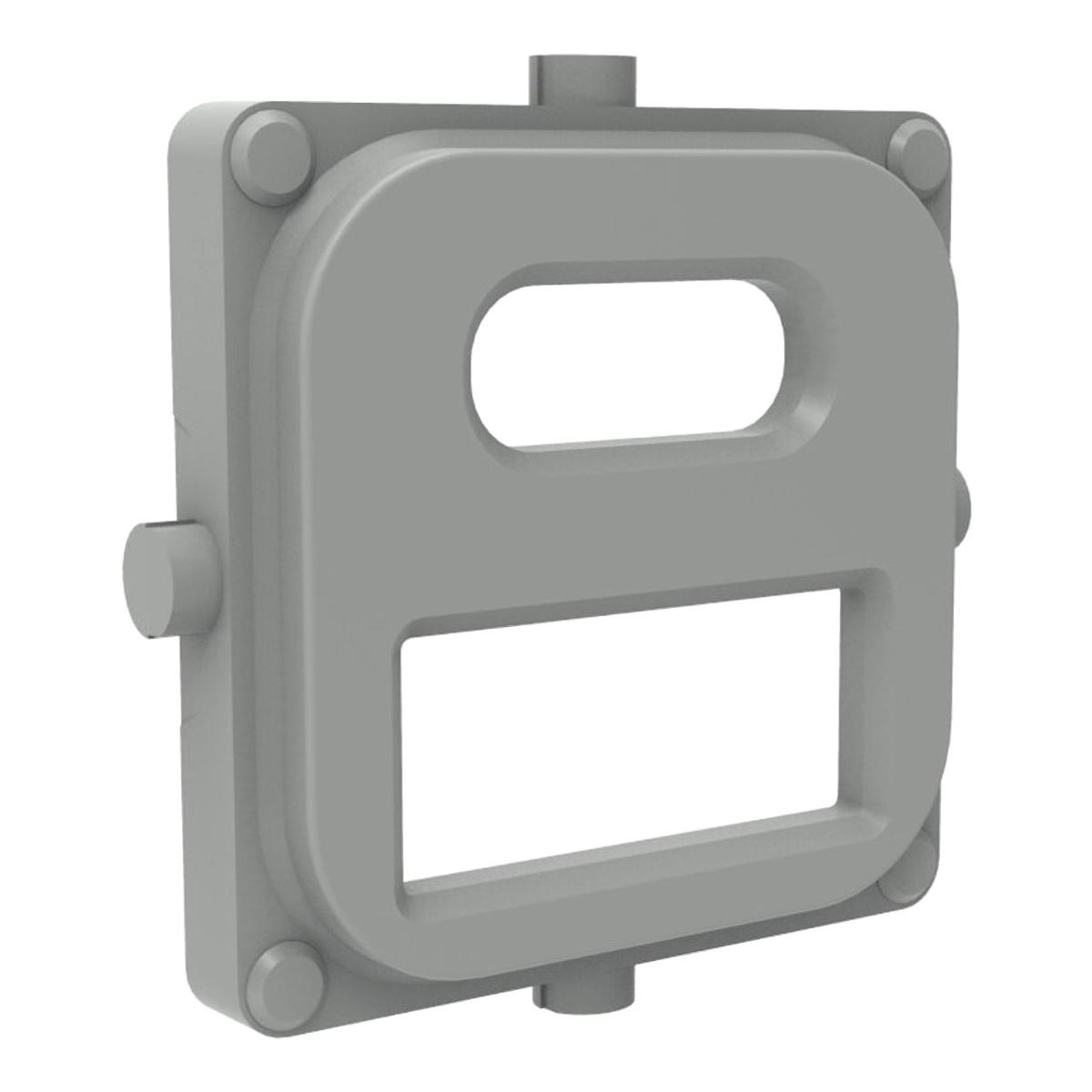 40 USB CHARGER CAP DUAL A&C ASH GREY