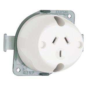 SURFACE SOCKET 3PIN 250V 10A WHITE SURFACE SOCKET 3PIN 250V 10A WHITE