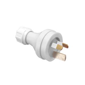 PLUG TOP 3PIN H/D 15A 250V TRANSPARENT