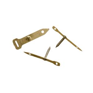 PIN CLIP SIZE 1 - 38MM LTH PK200 BRASS