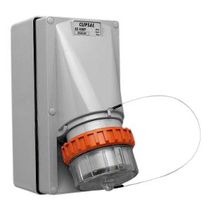 INLET APPLIANCE IP66 5 PIN 40A 500V GREY INLET APPLIANCE IP66 5 PIN 40A 500V GREY