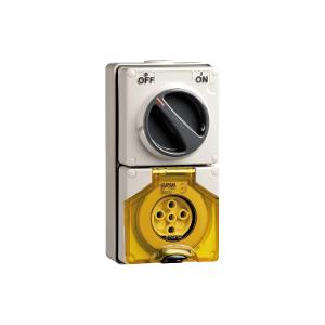 OUTLET SWITCHED IP66 5PIN 20A 500V GREY OUTLET SWITCHED IP66 5PIN 20A 500V GREY
