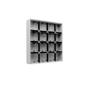 MOUNTING BOX 16 GANG GREY