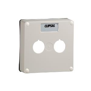 JUNCTION BOX IP66 1G 2APERT X 22MM GREY