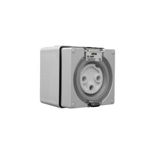 OUTLET SOCKET IP66 3PIN 32A 250V GREY