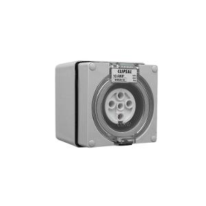 OUTLET SOCKET IP66 5PIN 10A 500V GREY