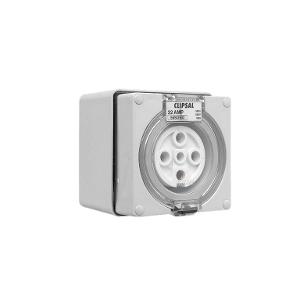 OUTLET SOCKET IP66 5PIN 32A 500V GREY