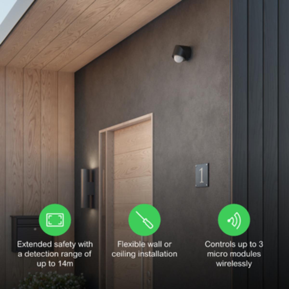 INFRASCAN OUTDOOR SENSOR WISER 360 BK