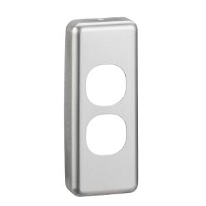 C2000 ARCH PLATE COVER 2G BRUSHED ALUM C2000 ARCH PLATE COVER 2G BRUSHED ALUM