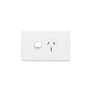 C2000 SGL GPO 250V 15A S/P WHITE C2000 SGL GPO 250V 15A S/P WHITE